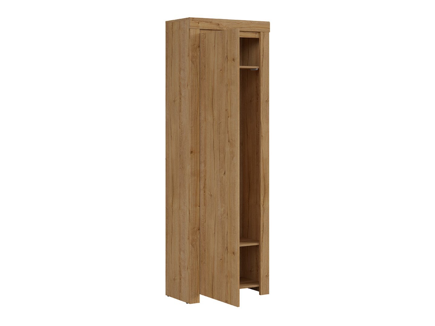 HOLTEN single-door closed bookcase 68.5 cm, Waterford oak - Image 4