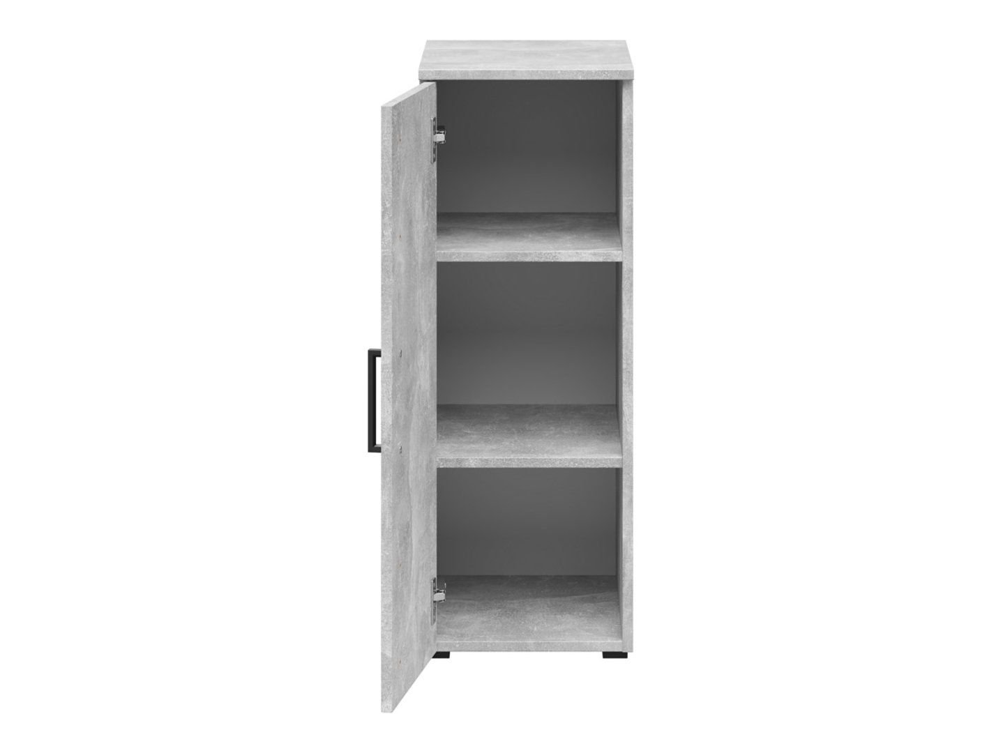 Closed single-door bookcase MultiDo 30 cm bright atelier