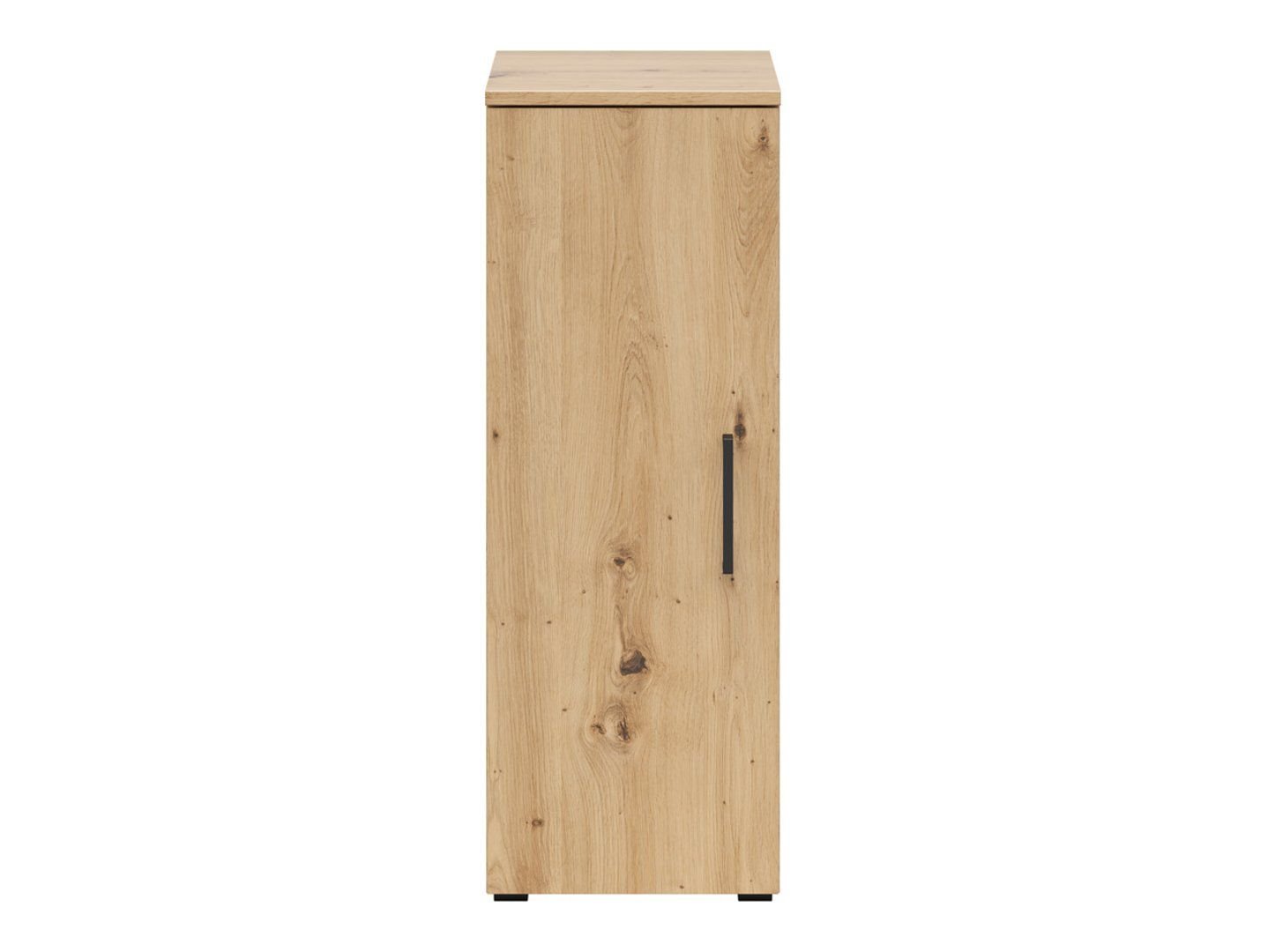 Closed single-door bookcase "MultiDo 30" - oak cabinet - Image 7
