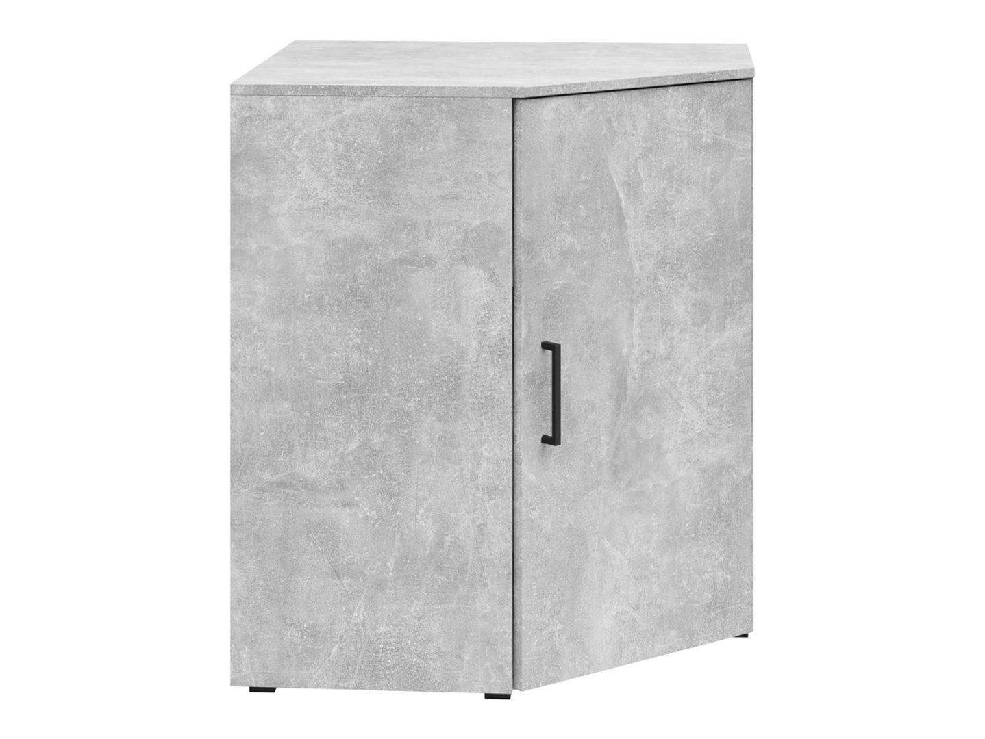 Closed corner bookshelf with doors MultiDo 71.5x71.5 cm, bright atelier - Image 3
