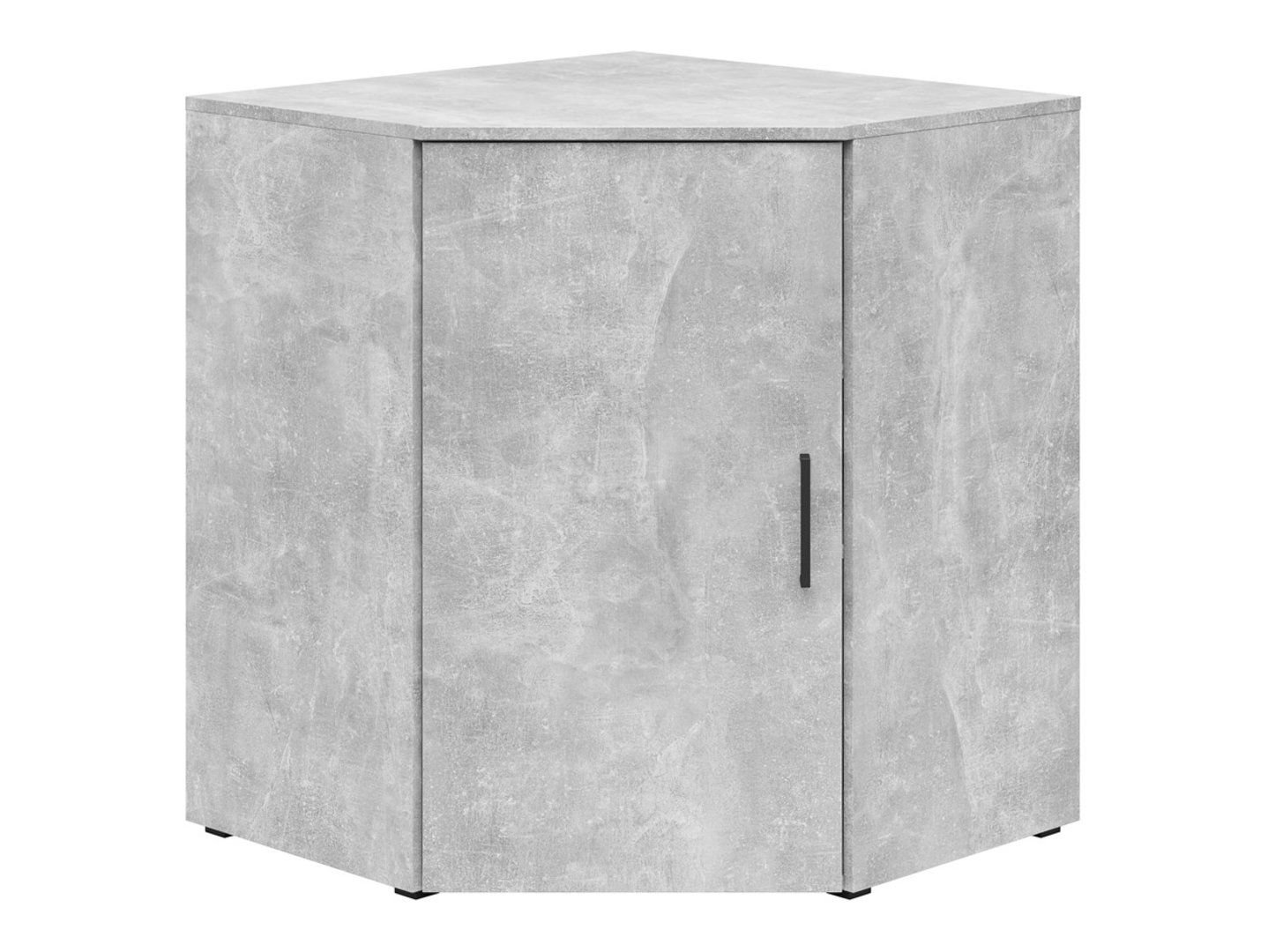 Closed corner bookshelf with doors MultiDo 71.5x71.5 cm, bright atelier - Image 4