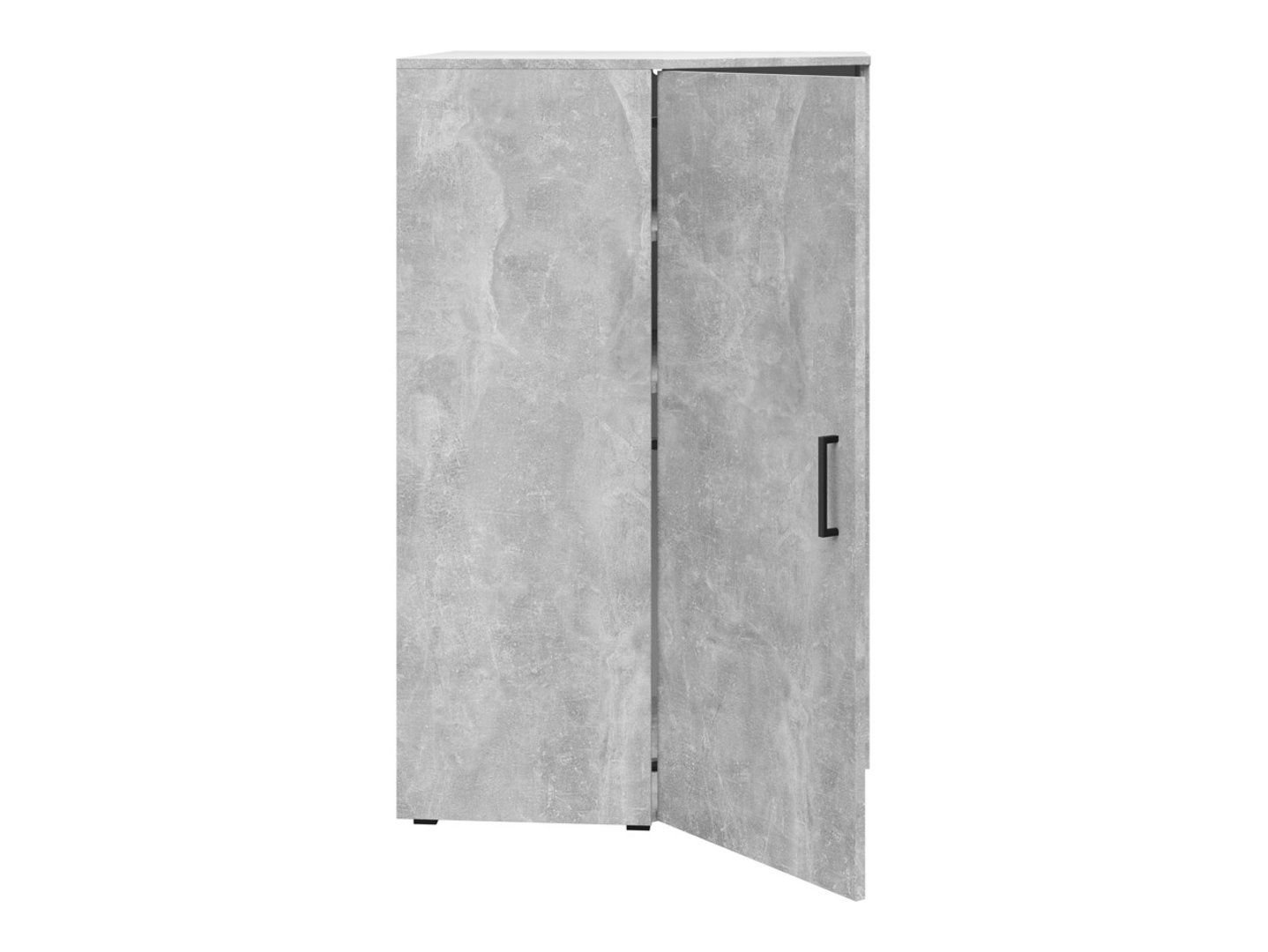 Closed corner bookshelf with doors MultiDo 71.5x71.5 cm, bright atelier - Image 7