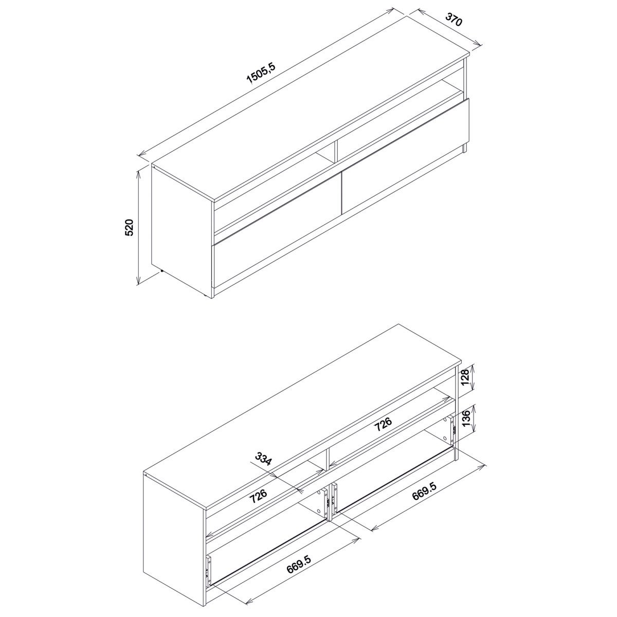 REMI RM01 TV Oak table top "Castello" - Image 7