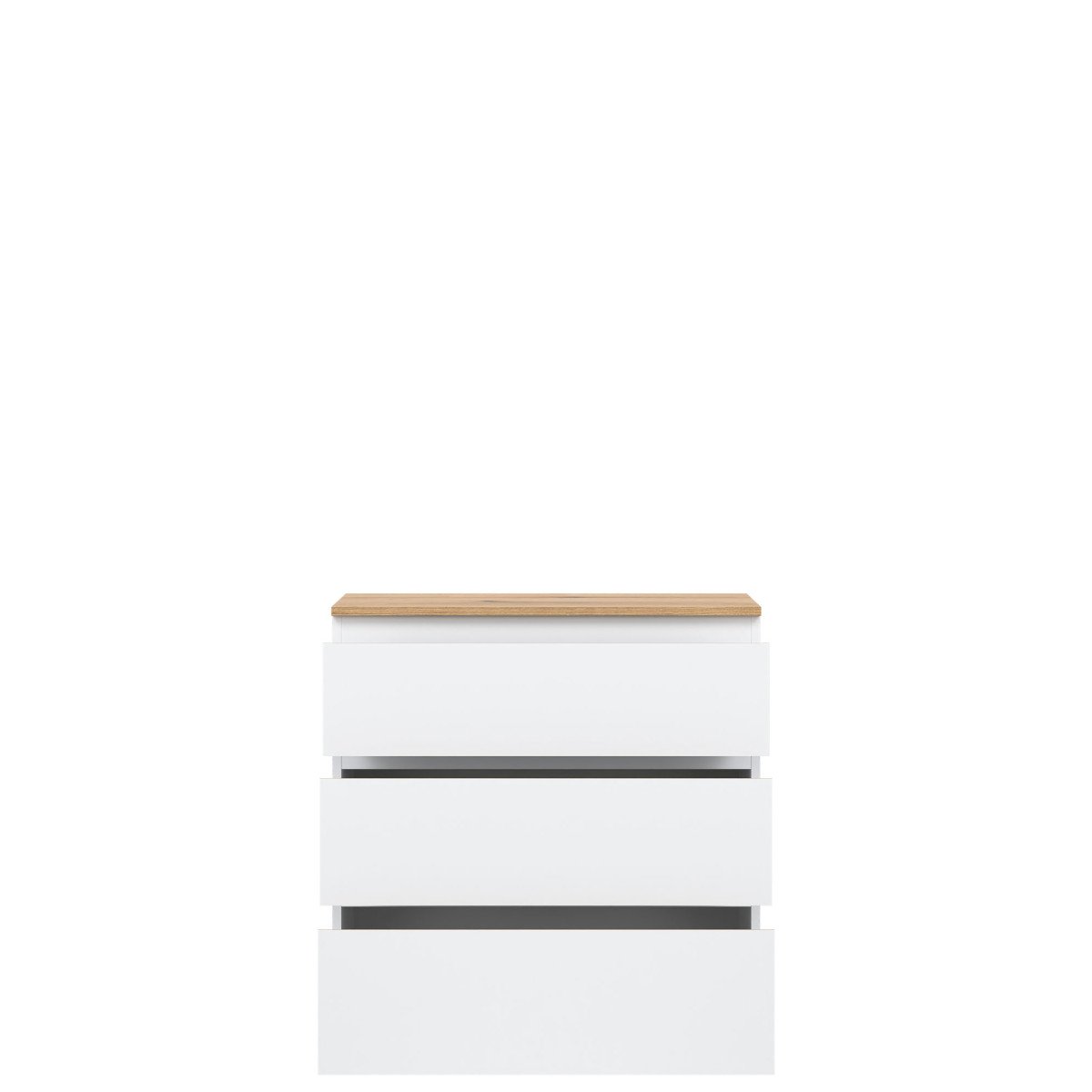 REMI RM02 CHEST OF DRAWERS, WHITE/OAK COLOR, EVOKE - Image 2