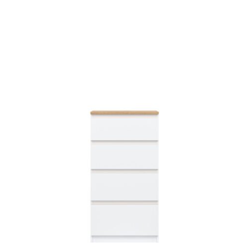REMI RM04 chest of drawers, white/oak, “Evoke”