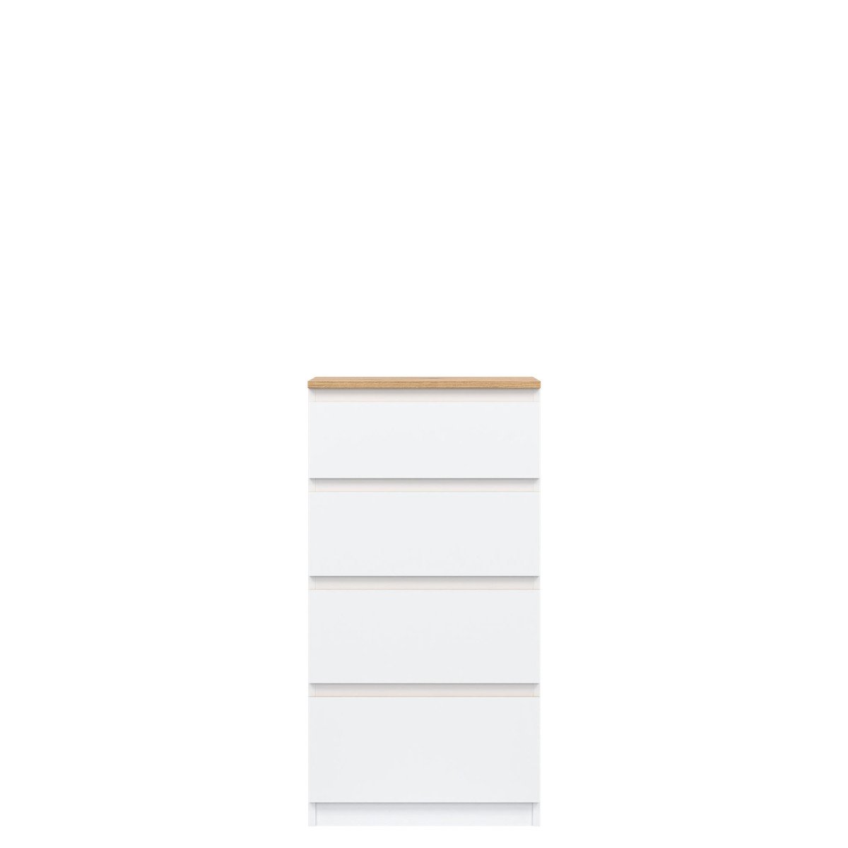 REMI RM04 chest of drawers, white/oak, "Evoke"