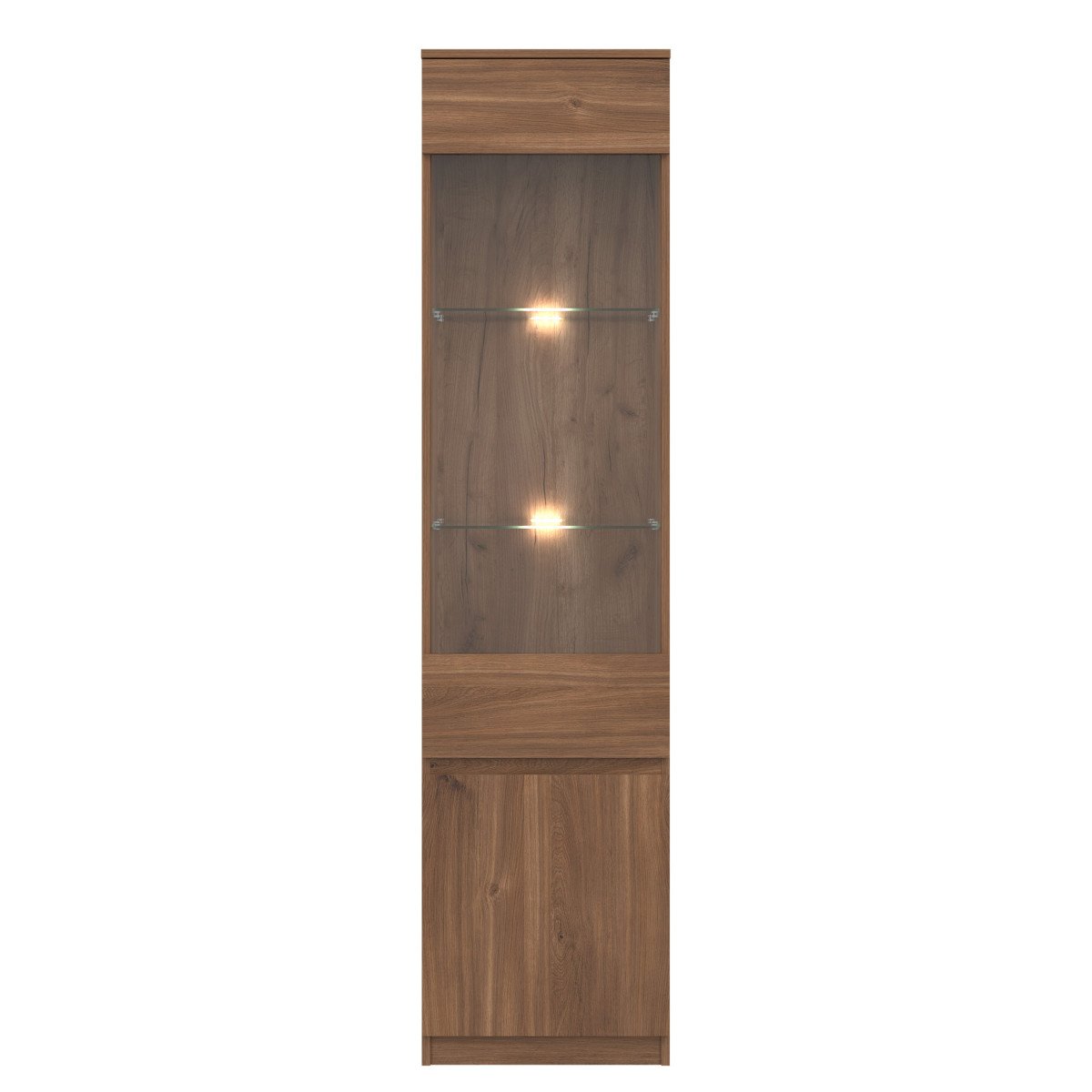 REMI RM07 display cabinet, left/right, oak color, Castello