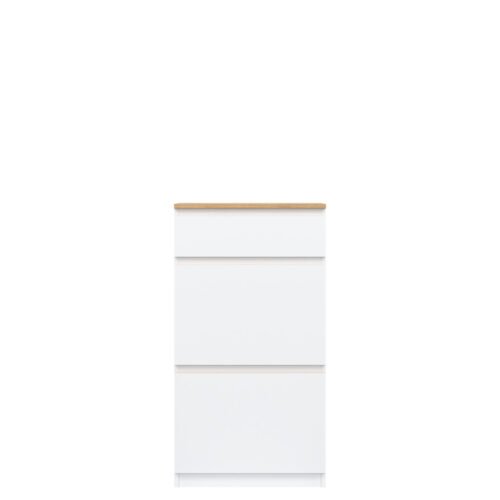REMI RM11 SHOE CABINET WHITE/OAK EVOKE