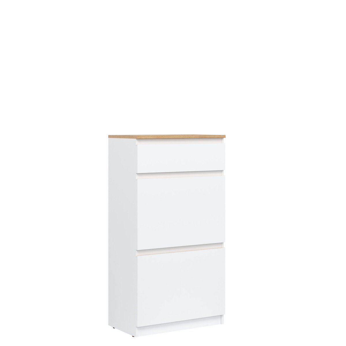 REMI RM11 SHOE CABINET WHITE/OAK EVOKE - Image 5