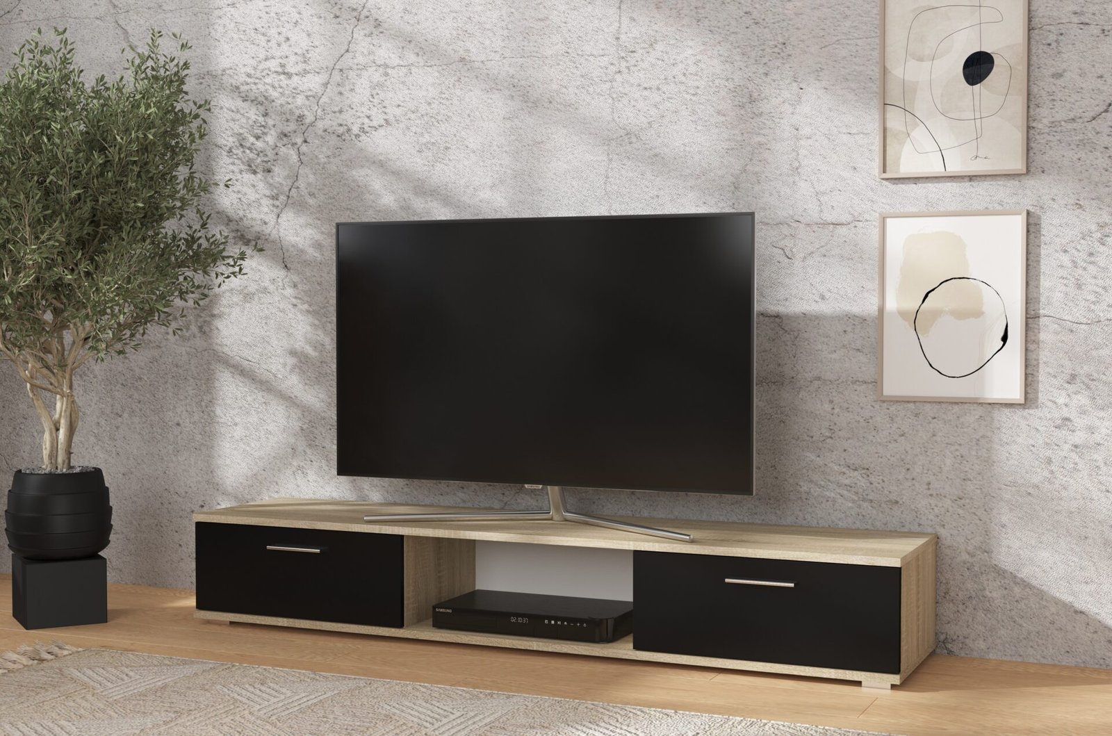 TV SELLA Sonoma/Matte Black ADRK - Image 2