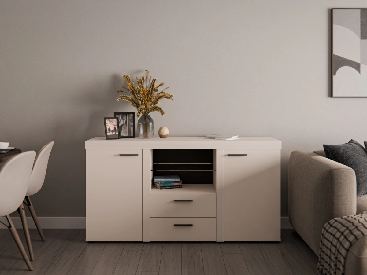 Rumba XL wall cabinet, beige - Image 7