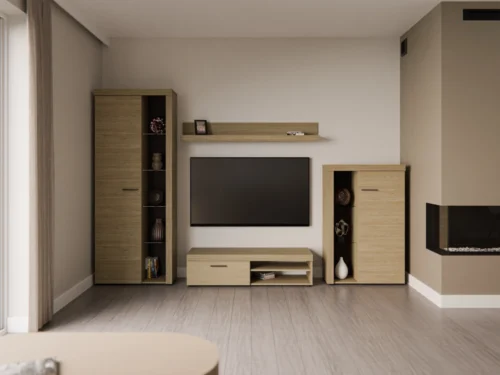 Rumba wall cabinet, oiled oak