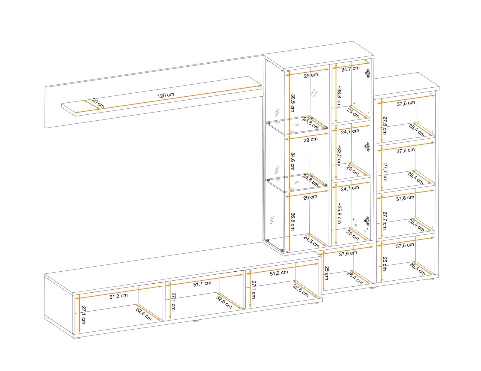 SILK 2 wall cabinet ASM - Image 2