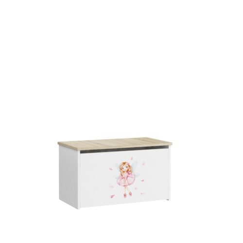 DARIA toy chest white/Sonoma ADRK
