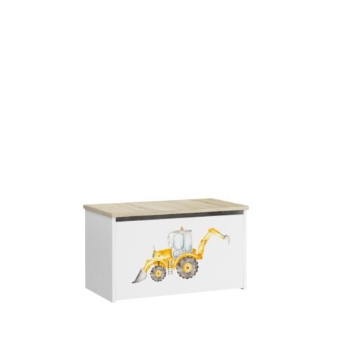 DARIA toy chest white/Sonoma ADRK