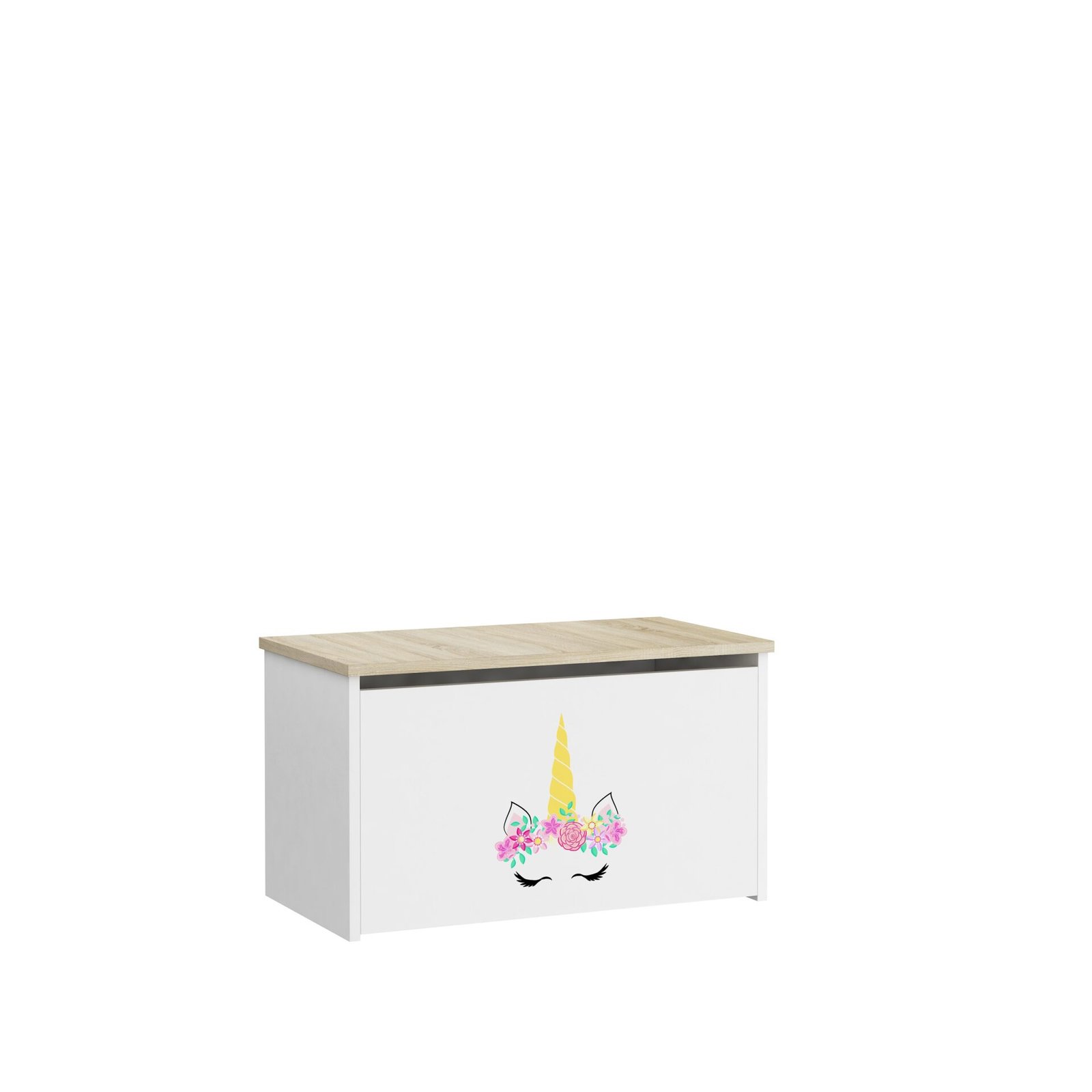 DARIA toy chest white/Sonoma ADRK
