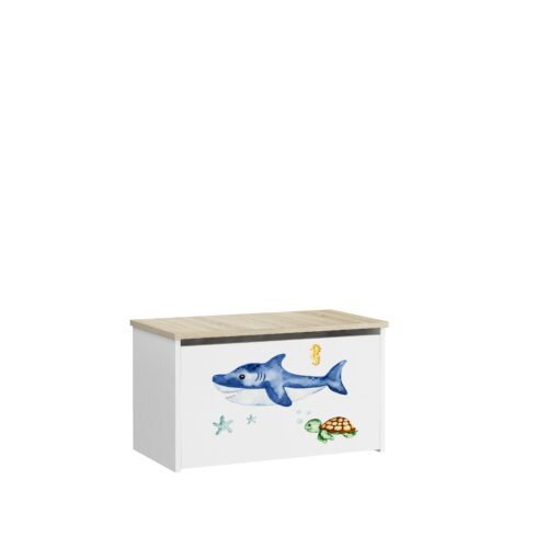 DARIA toy chest white/Sonoma ADRK