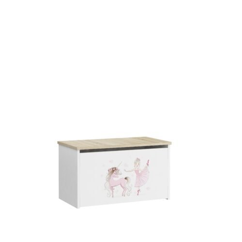 DARIA toy chest white/Sonoma ADRK