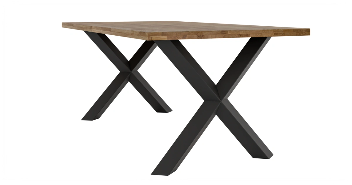 Malmo Linear Oiled Oak Wooden Loft Table - Image 2