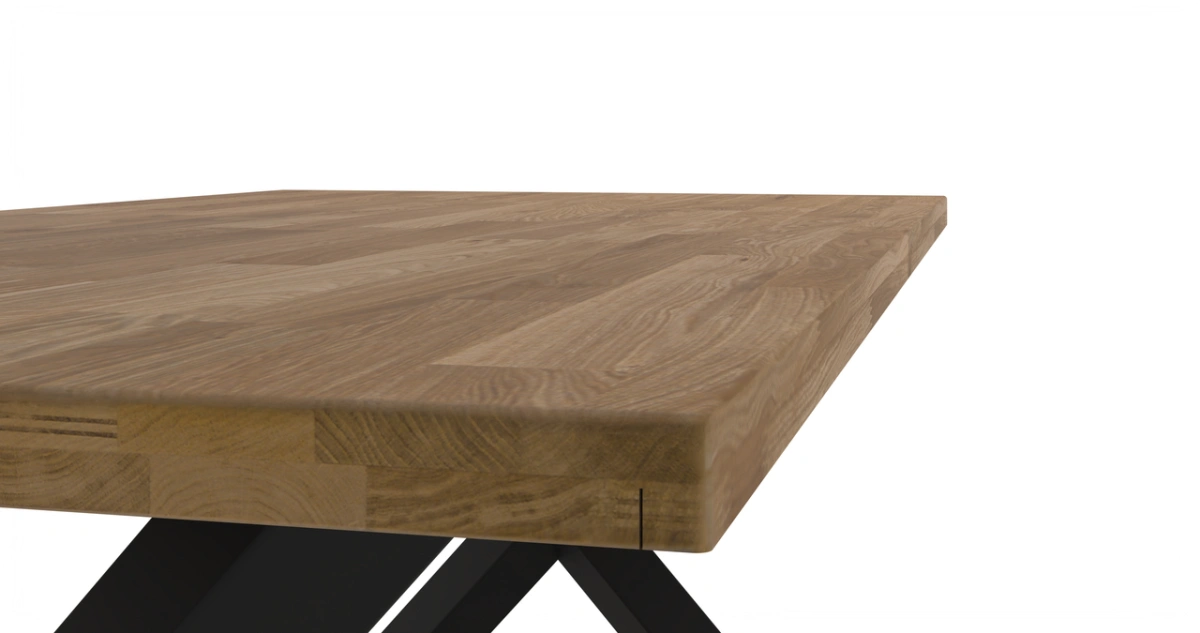 Malmo Linear Oiled Oak Wooden Loft Table - Image 5