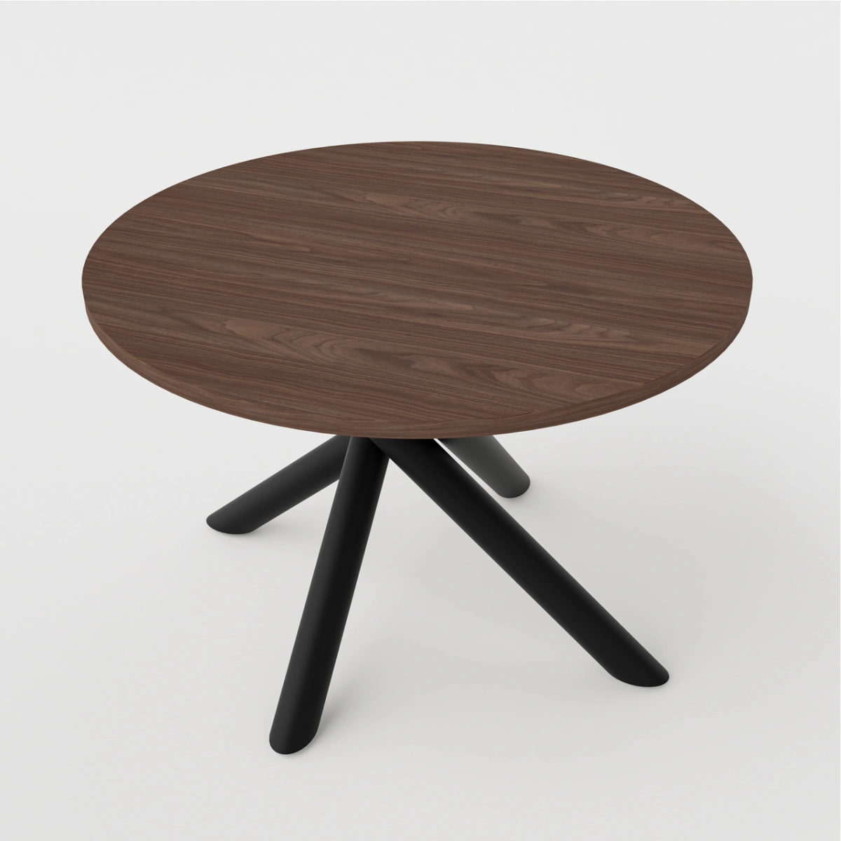 Oslo round loft table, 110 cm, Wisconsin walnut - Image 2