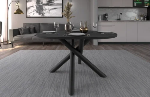 Oslo oval loft table, 138 cm, Portland ash wood