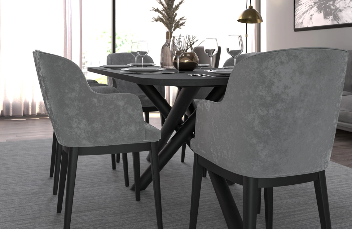 Oslo oval loft table 185x90 cm, Portland ash - Image 6