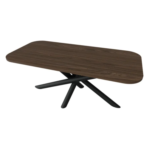 Oslo oval loft table, 185×90 ​​cm, Wisconsin walnut