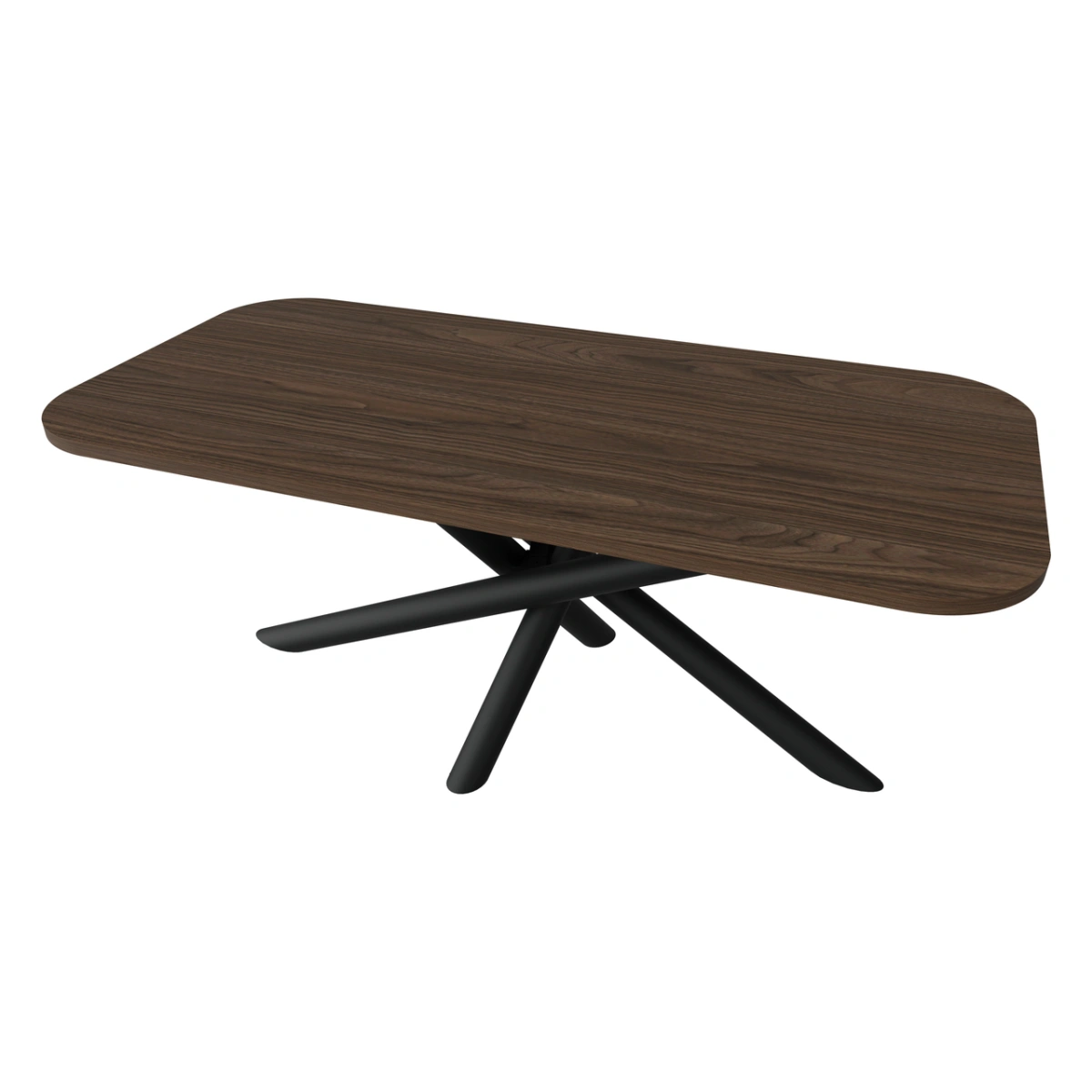Oslo oval loft table, 185x90 cm, Wisconsin walnut