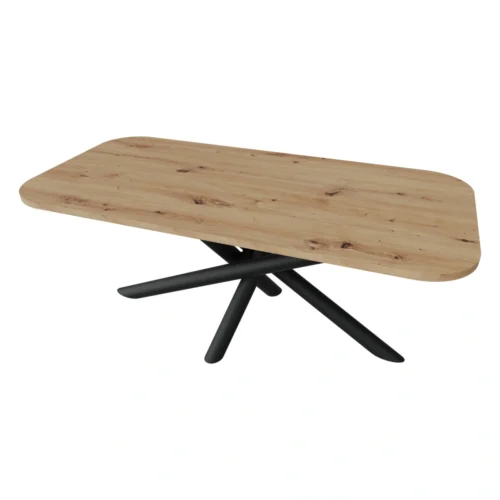 Oslo oval loft table, 185×90 ​​​​cm, oak color