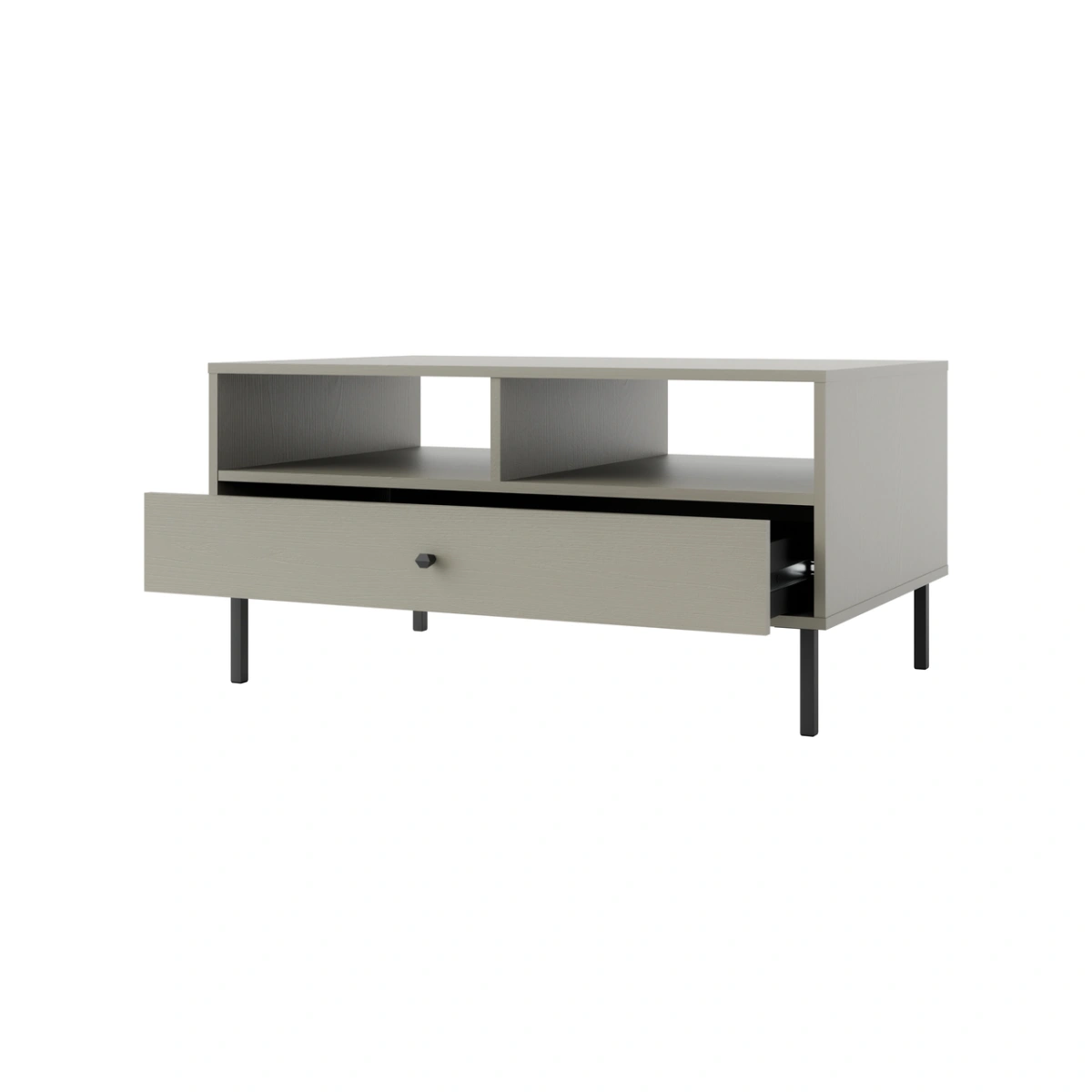 Tokyo 1S eucalyptus coffee table with drawer - Image 5