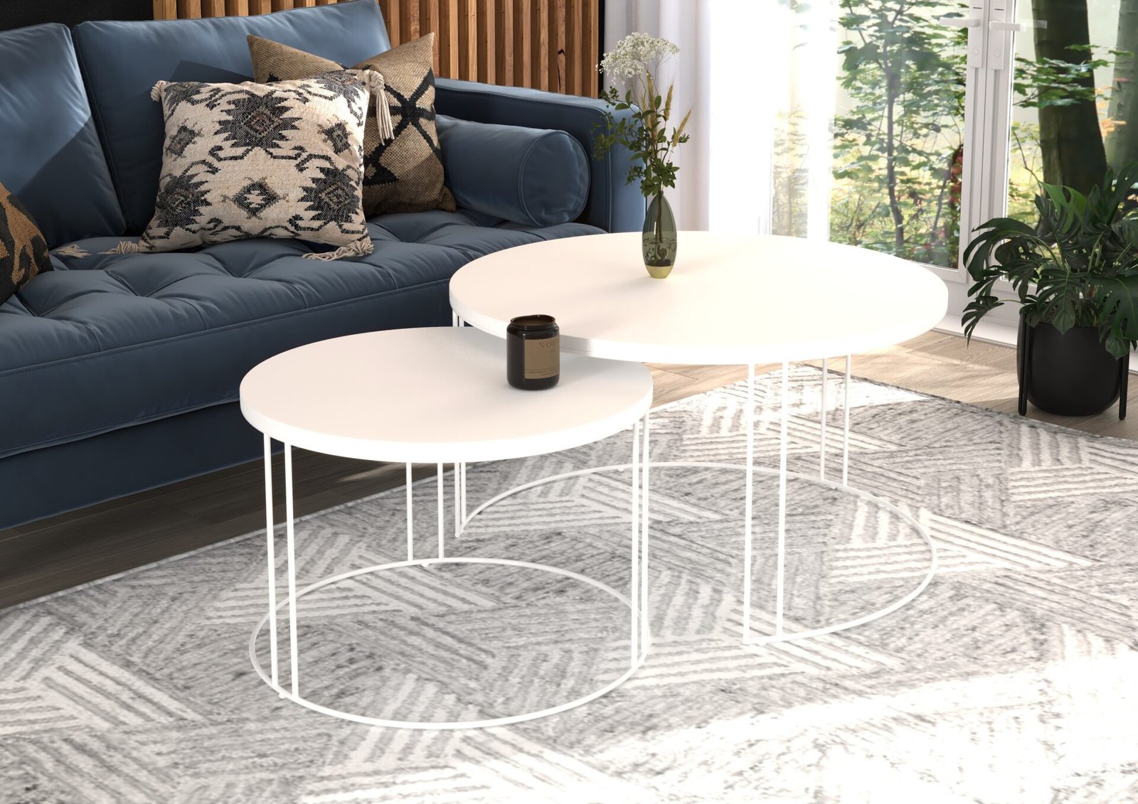 ETTA 2-in-1 coffee table, white, ADRK - Image 2
