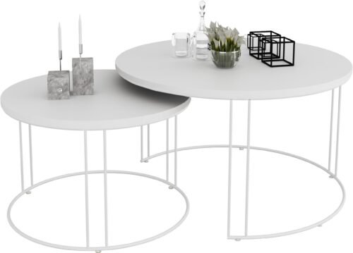 ETTA 2-in-1 coffee table, white, ADRK