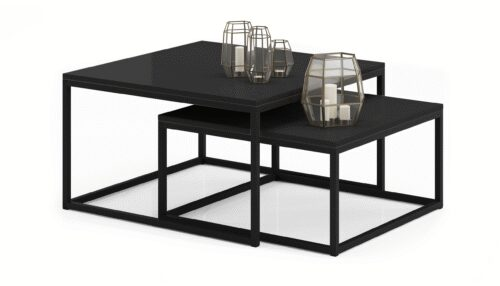 2-in-1 coffee table KAMA, black, ADRK