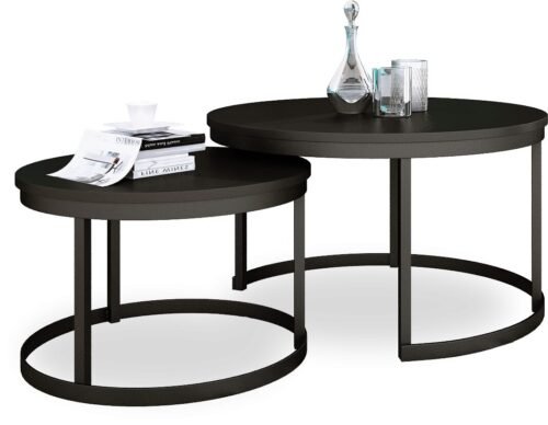 OKIN 2-in-1 coffee table, black, ADRK
