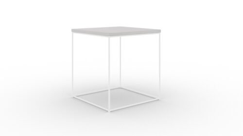 Adina coffee table, white/concrete, ADRK