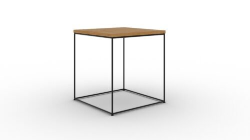 Adina coffee table, black/Lancelot oak, ADRK