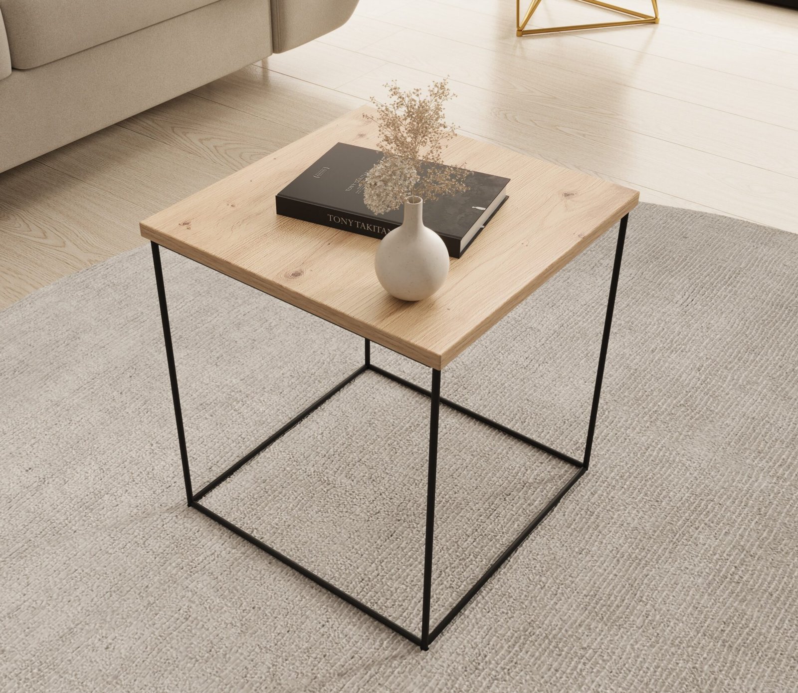 Adina coffee table, black/artisanal, ADRK - Image 3