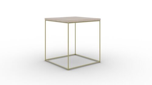 Adina coffee table, gold/Sonoma, ADRK