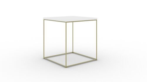 Adina coffee table, gold/white, glossy, ADRK