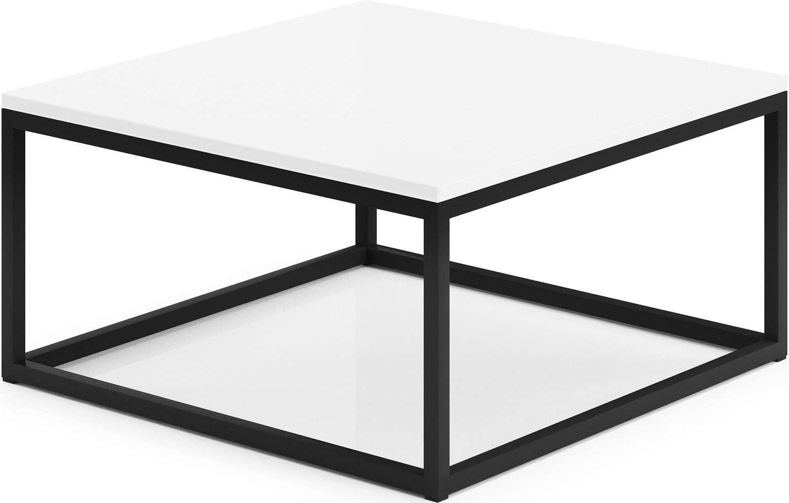 BELTEN coffee table 65x65 black/white ADRK