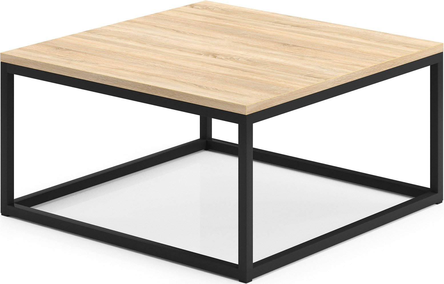 Coffee table BELTEN 65x65 black/Sonoma ADRK