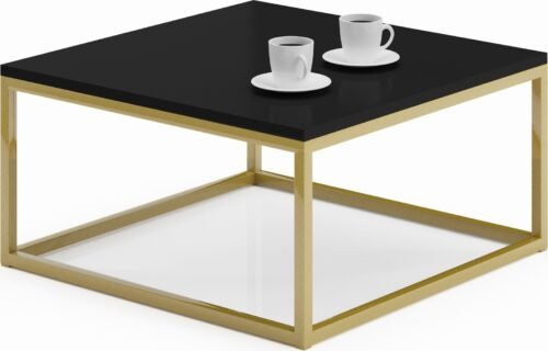 BELTEN coffee table 65×65 gold/black ADRK