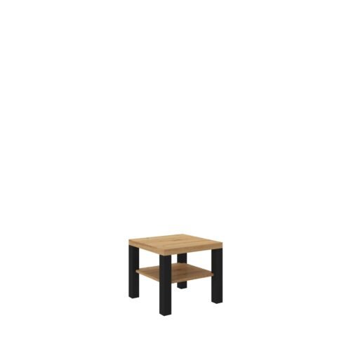 BILL coffee table 60×60 Artisan/matte black ADRK