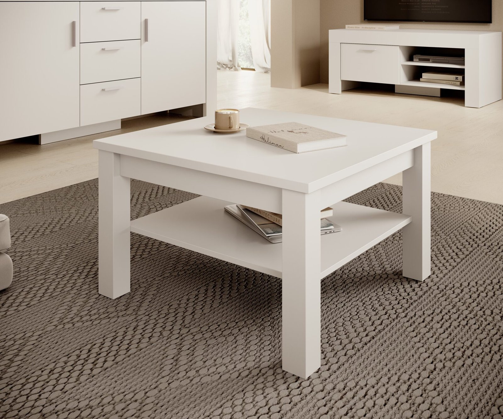 CESIRO coffee table, white, ADRK - Image 3