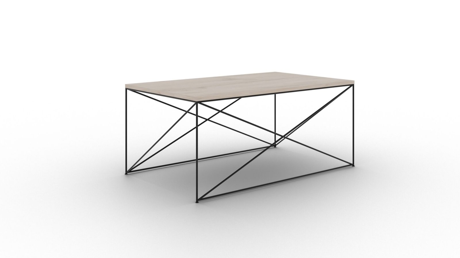Dante coffee table, white/Sonoma, ADRK