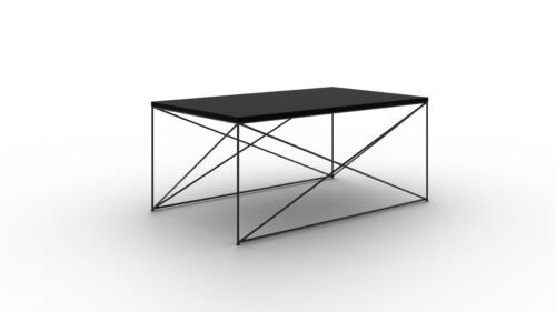 Dante coffee table, white/black, ADRK
