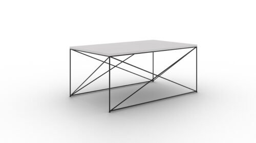 Dante coffee table, white/concrete, ADRK