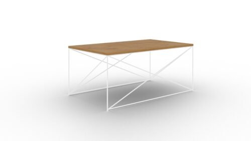 Dante coffee table, black/Lancelot oak, ADRK