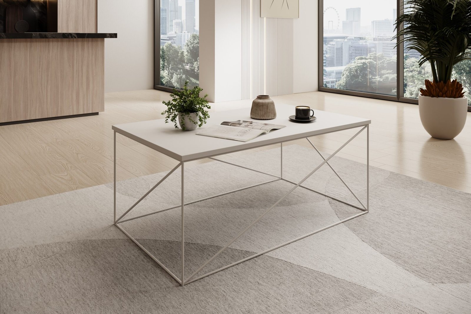 Dante coffee table, black/white, ADRK - Image 2
